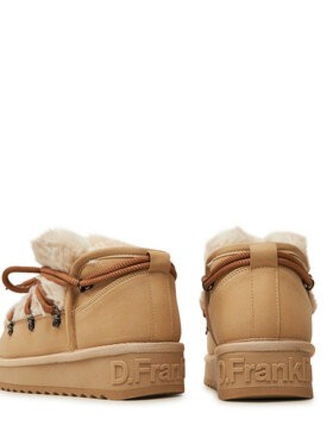 D.Franklin Śniegowce Nordic TRK Fur Low Bomb DFSH370011 Beżowy