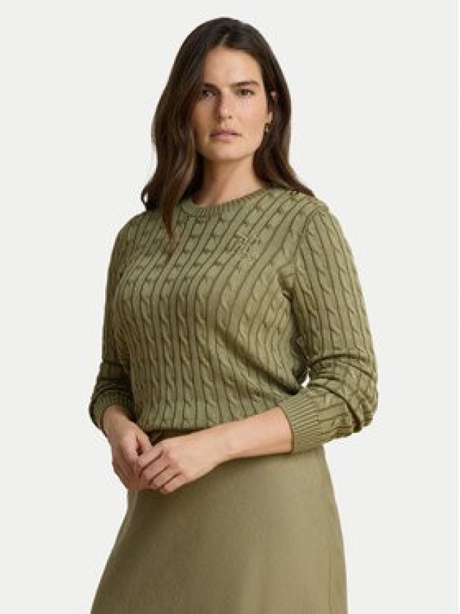 LAUREN RALPH LAUREN Sweter Montiva 200P14039004 Zielony Regular Fit