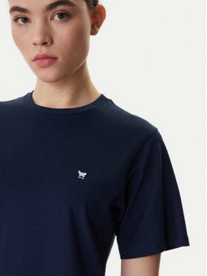 Weekend Max Mara T-Shirt Venaco 2615971031 Granatowy Relaxed Fit