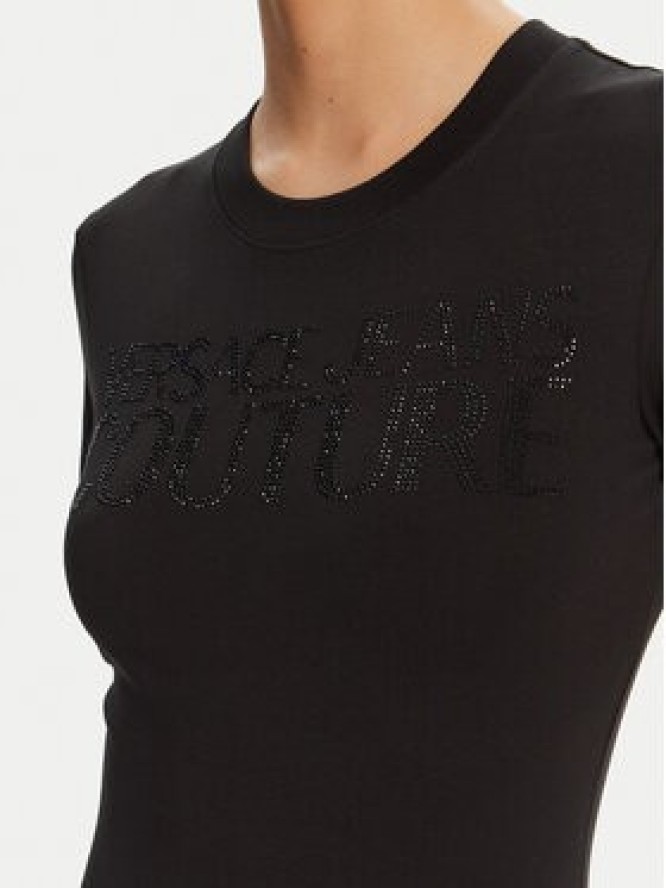 Versace Jeans Couture Sukienka codzienna 78HAOS04 Czarny Slim Fit