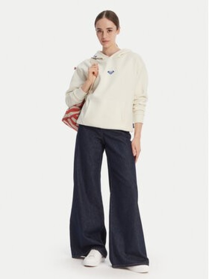 Roxy Bluza W126-RXLSS-1017-02X Écru Regular Fit