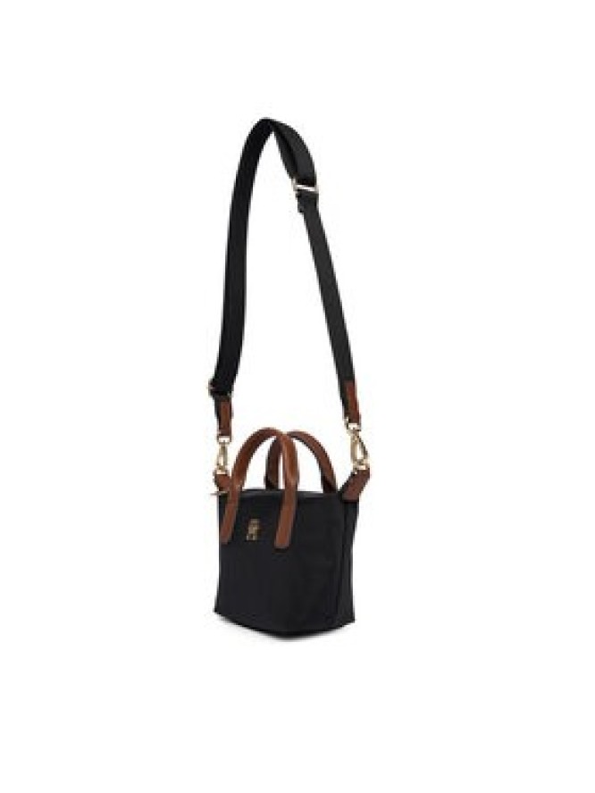Tommy Hilfiger Torebka Popette Micro Tote AW0AW18368 Czarny