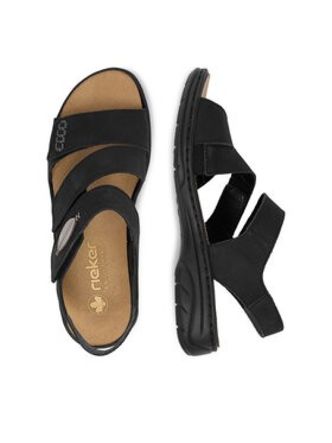 Rieker Sandały CEO-64573-00 Czarny