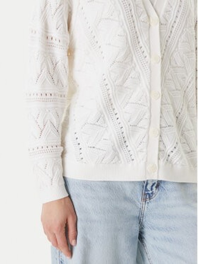 Guess Kardigan W5YR55 Z2ZK2 Biały Regular Fit