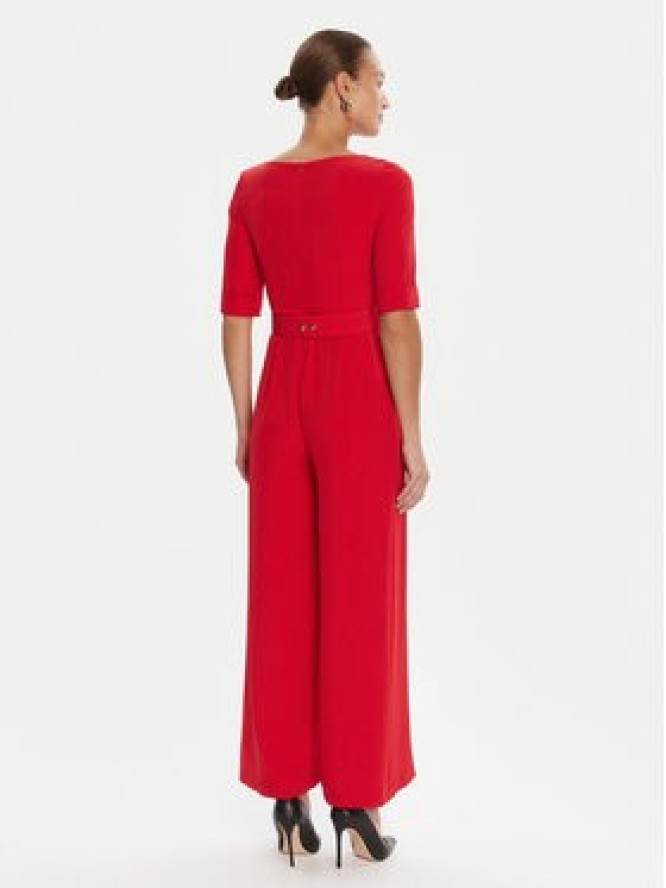 Rinascimento Kombinezon CFC0125323003 Czerwony Wide Leg