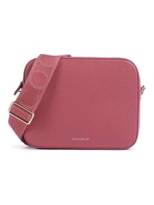 COCCINELLE Skórzana torebka w kolorze jagodowym - 21 x 17 x 6 cm rozmiar: onesize