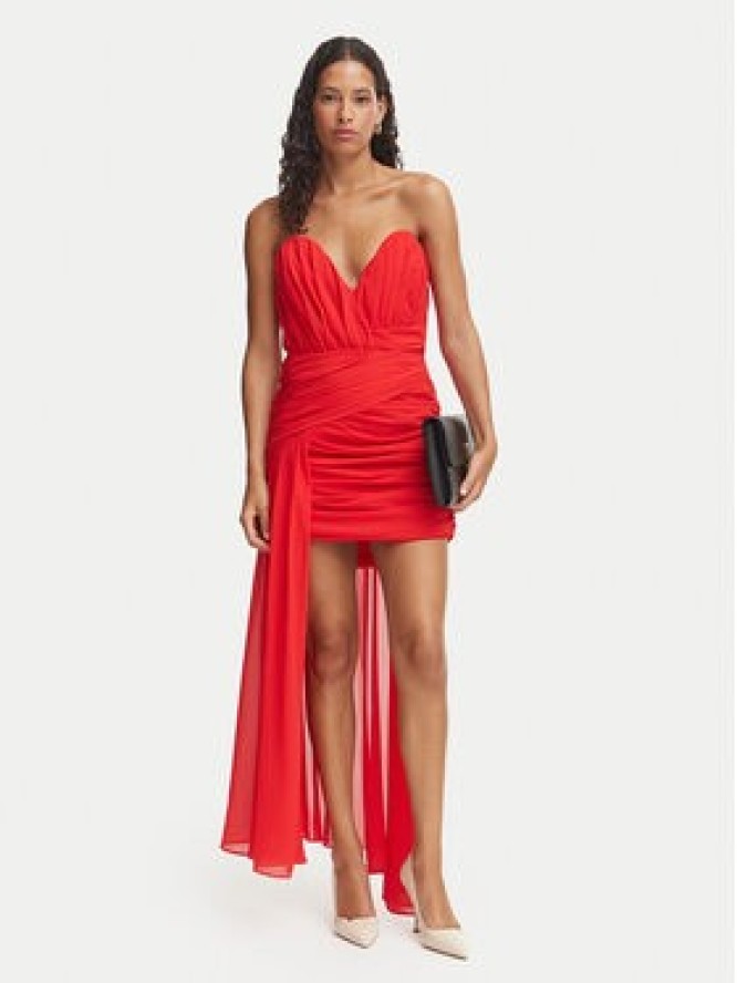 Bardot Sukienka koktajlowa Remalia 60555DB Czerwony Slim Fit