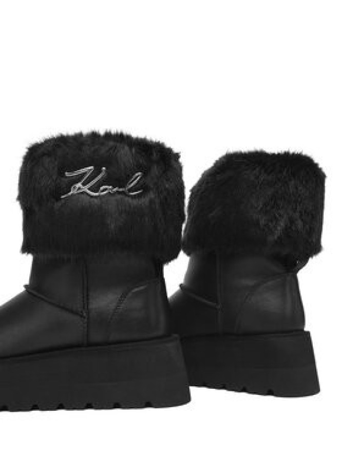 KARL LAGERFELD Śniegowce KL48655 Czarny