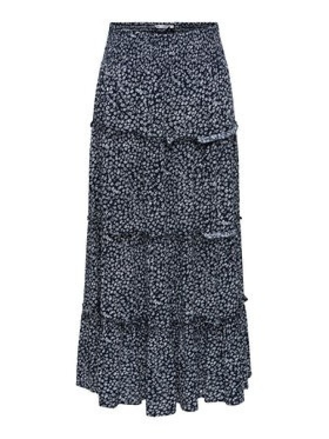 ONLY Spódnica maxi Fernanda 15375238 Granatowy Regular Fit