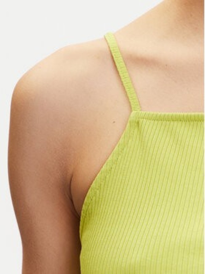 Puma Top Ess 629771 Zielony Slim Fit