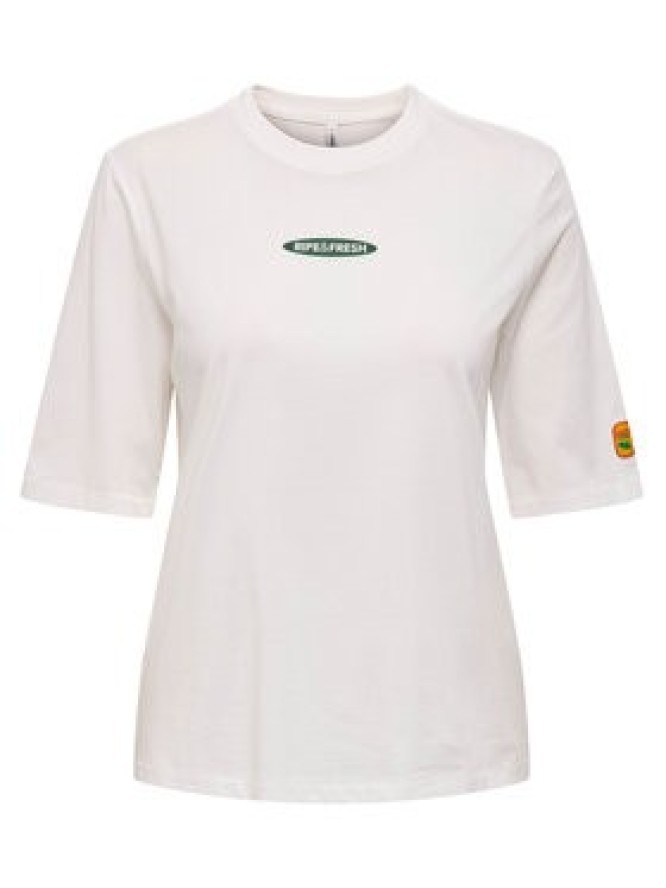 ONLY T-Shirt Phoebe 15351369 Biały Regular Fit