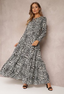 Szara Sukienka Athymes