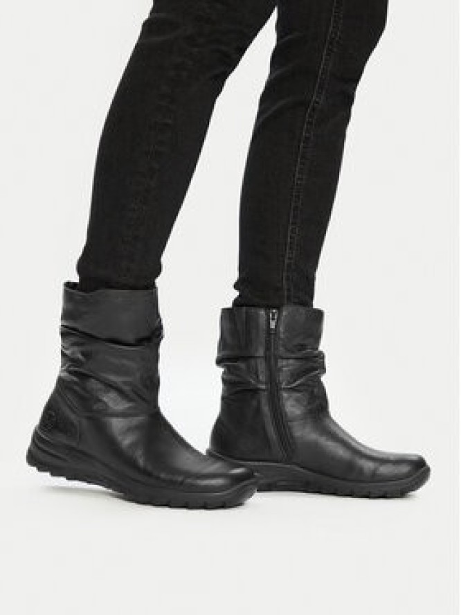 Rieker Botki Z7193-00 Czarny