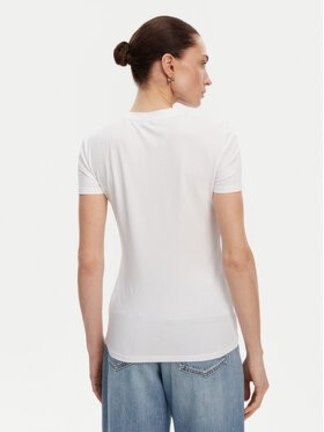 Fracomina T-Shirt FP25ST3011J449N5 Biały Slim Fit