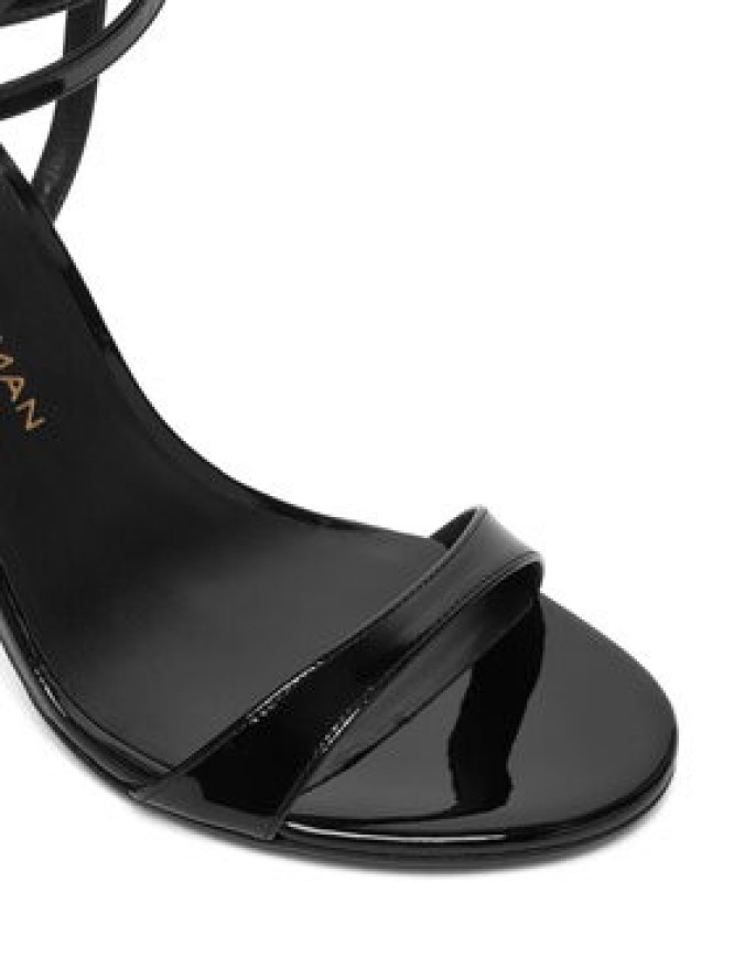 Stuart Weitzman Sandały Naudistini Wrap 100 SM910 Czarny