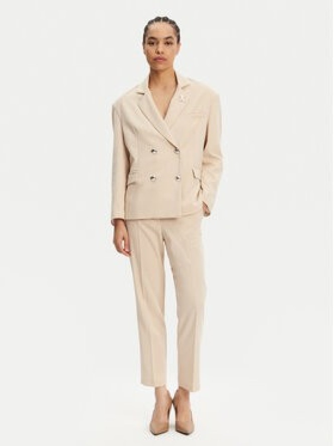 Maryley Marynarka 25EB288/21BE Beżowy Regular Fit