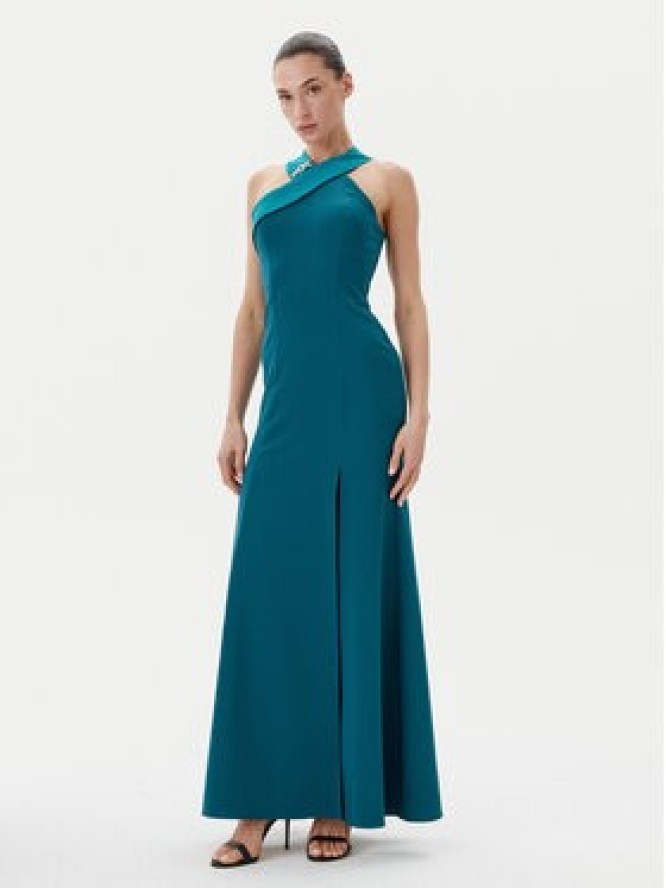 Rinascimento Sukienka wieczorowa CFC0019847002 Zielony Regular Fit