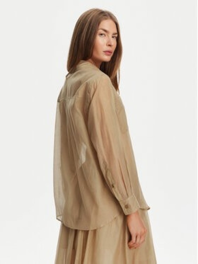 Marella Koszula Cennare 2513111025 Beżowy Regular Fit