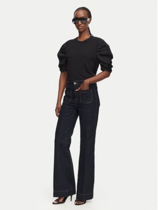 Liu Jo Jeansy UF6196 D4854 Granatowy Flare Fit