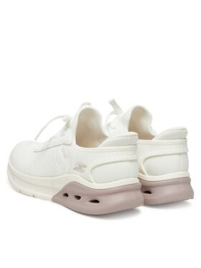 Skechers Sneakersy Bobs Arc Waves 2.0-Now It 117638/OFWT Biały