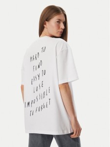 Karl Lagerfeld Jeans T-Shirt B4W17076 Biały Relaxed Fit