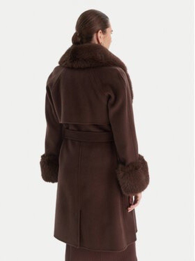 Marciano Guess Płaszcz wełniany 5BGL46 7125A Brązowy Regular Fit