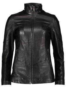 Bugatti Skórzana kurtka w kolorze czarnym rozmiar: 36