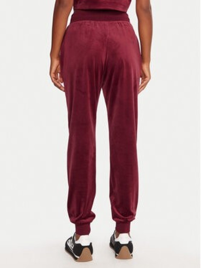 Guess Spodnie dresowe V3BB27 K0232 Bordowy Regular Fit