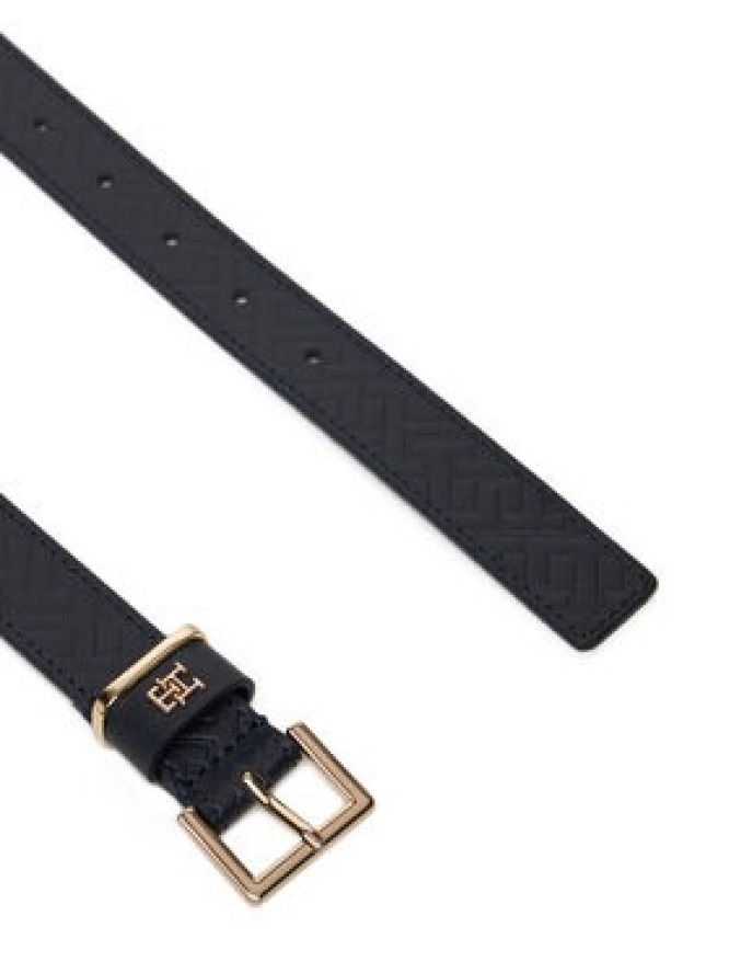 Tommy Hilfiger Pasek Damski Th Square 2.5 Mono Go AW0AW17974 Granatowy