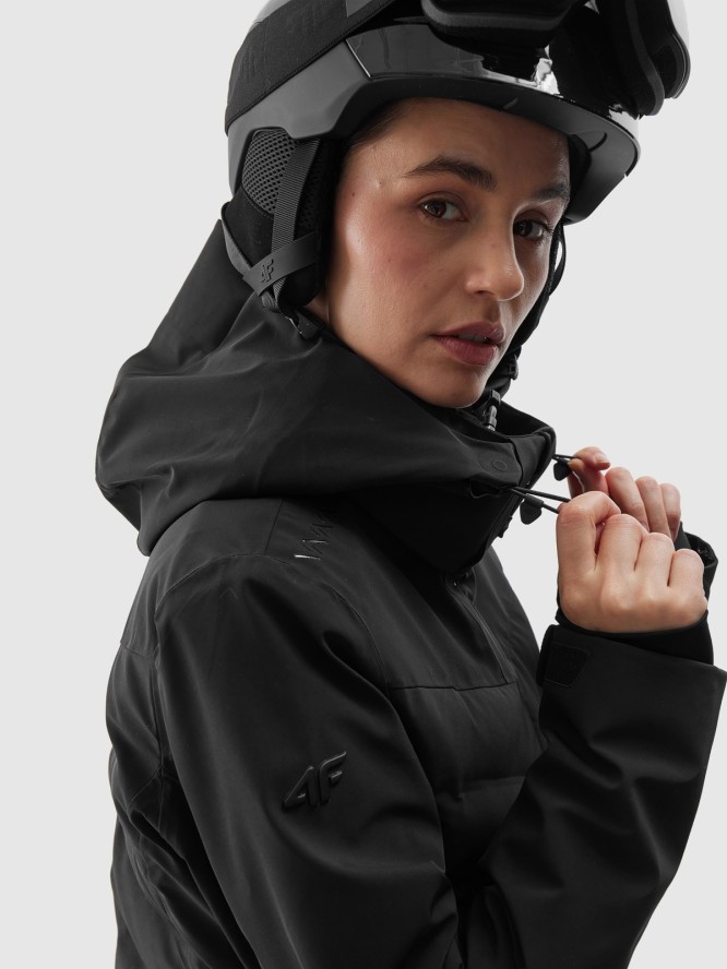 4F Kurtka narciarska membrana Dermizax 20000 damska - czarna XXL