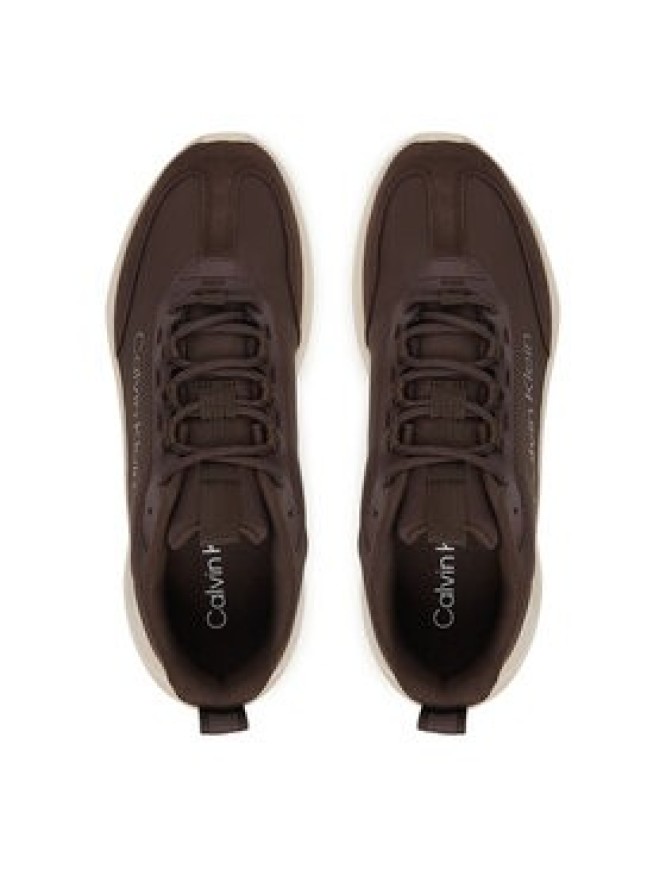 Calvin Klein Sneakersy Light Eva Runner Nyl-Sue HW0HW03149 Brązowy