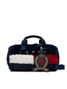 Tommy Jeans Torebka Tjw Archive Fur Micro Duffle AW0AW19080 Granatowy