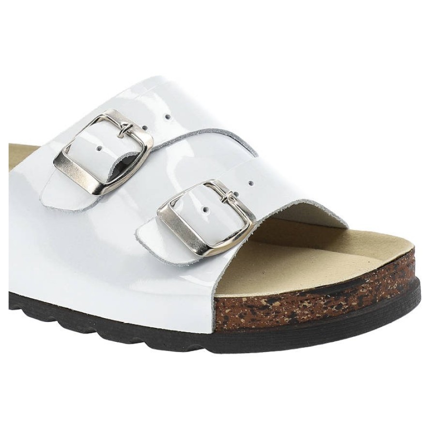 Białe Klapki Big Star Wygodne Skórzane Buty