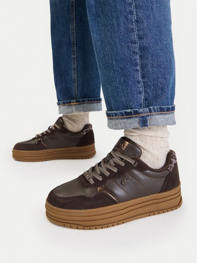 MEXX Sneakersy EO-MI001006463W Brązowy