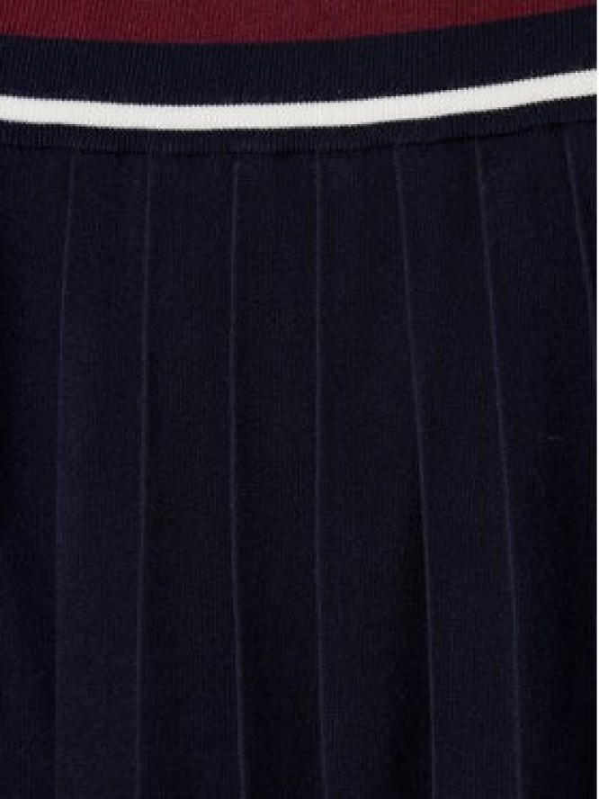 Guess Spódnica plisowana V5BD02 Z1152 Granatowy Regular Fit