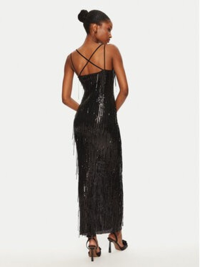 Rinascimento Sukienka wieczorowa CFC0121687003 Czarny Regular Fit