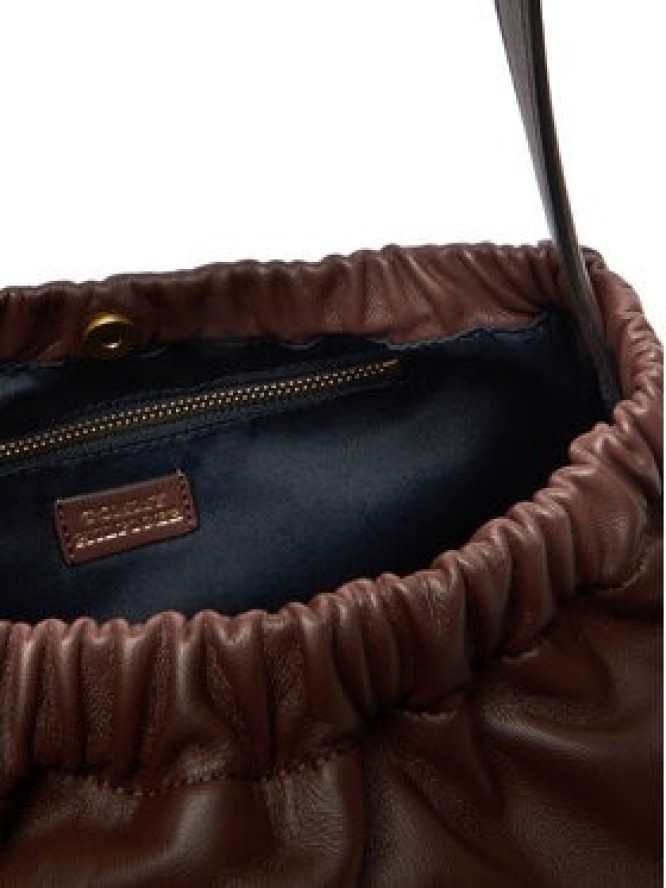 Tommy Hilfiger Torebka Soft Leather Shoulder Bag AW0AW18307 Bordowy