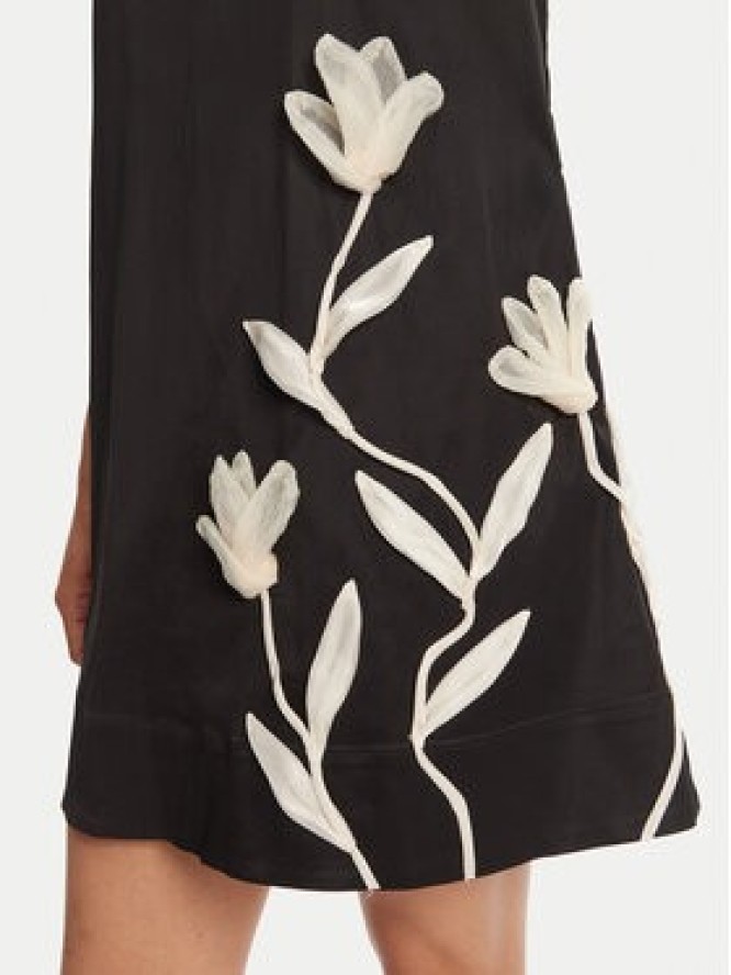 STAUD Sukienka koktajlowa Ilana R25R2208CT Czarny Regular Fit