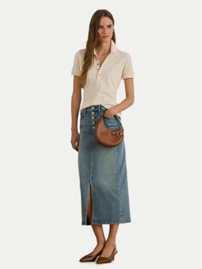 LAUREN RALPH LAUREN Polo 200679219010 Beżowy Regular Fit
