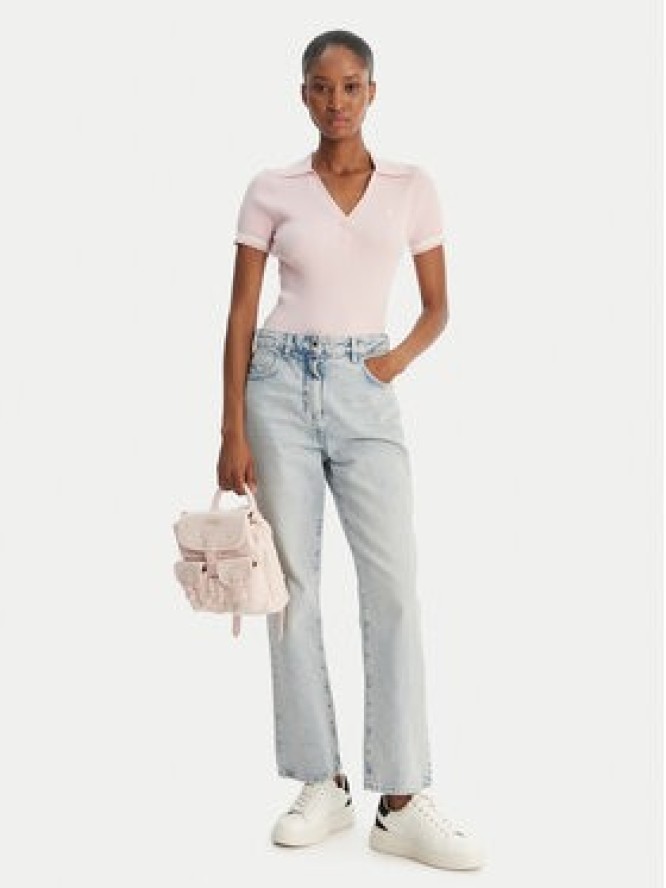 Guess Jeans Polo W6GRZ1 Z3P32 Różowy