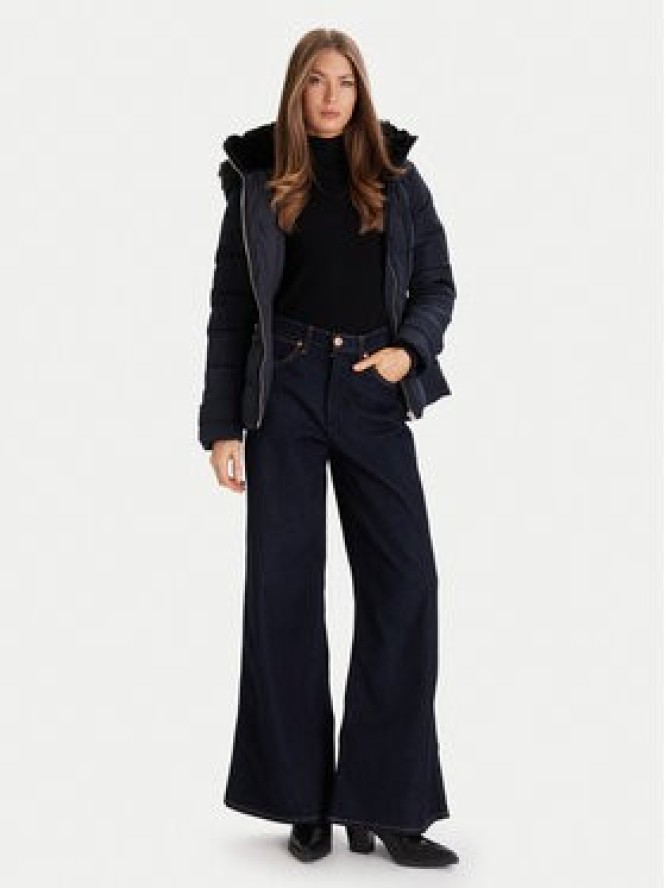 Morgan Kurtka puchowa 252-GITELA Granatowy Regular Fit