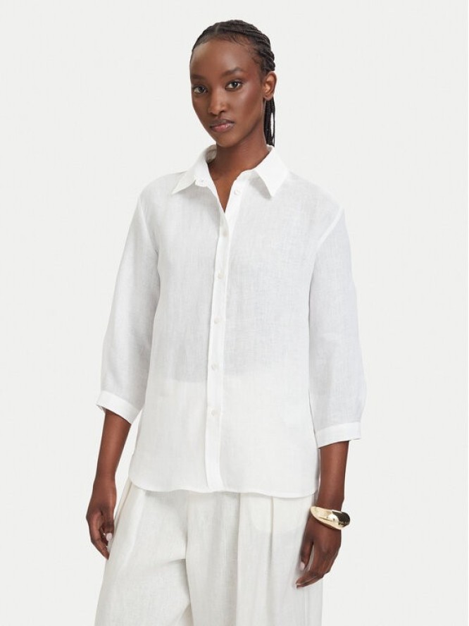 Marella Koszula Girello 2615111122 Biały Regular Fit