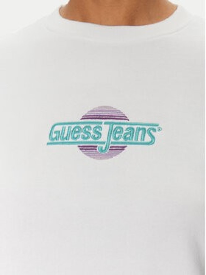 Guess Jeans Bluza W5GQ20 K68I4 Biały Regular Fit