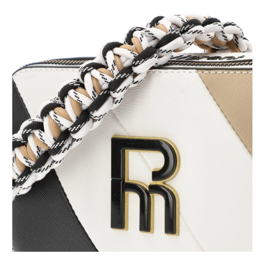 Biała Zgrabna Torebka Damska Pepe Moll