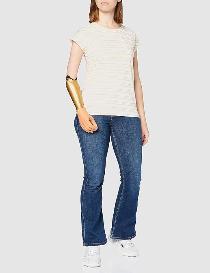 Damska Koszulka LEE CAP SLEEVE TEE LA PINK L41FJXNL 112108939