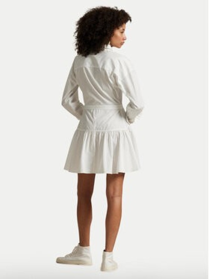 Polo Ralph Lauren Sukienka koszulowa 211965856001 Biały Regular Fit