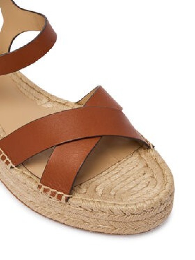 LAUREN RALPH LAUREN Espadryle 802P06400001 Brązowy