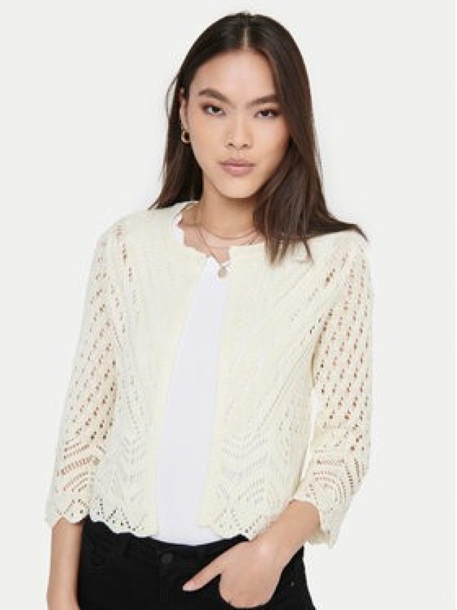 JDY Kardigan Sun 15184486 Écru Regular Fit