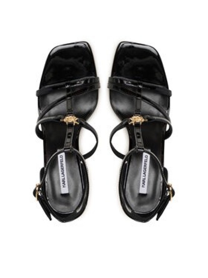 KARL LAGERFELD Sandały KL32001 Czarny