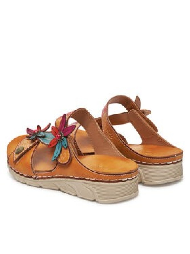 Laura Vita Klapki Dorry 19 Pomarańczowy